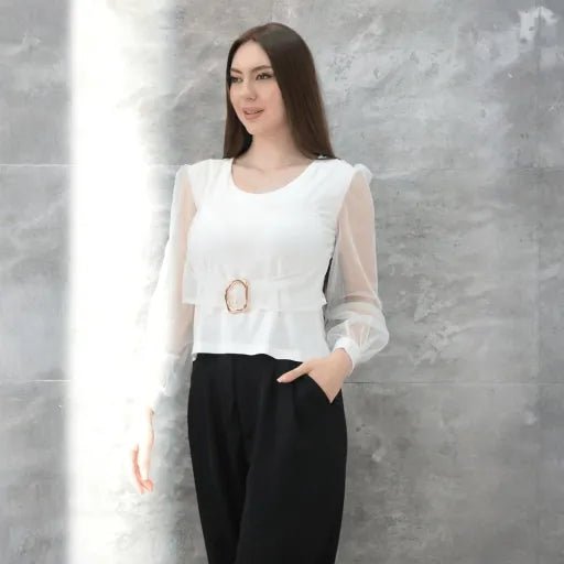 Tokali Tul Kollu Bluz - Şık ve Rahat Seçim - ÖZER&HERMİN