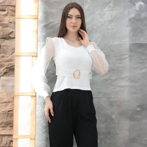 Tokali Tul Kollu Bluz - Şık ve Rahat Seçim - ÖZER&HERMİN