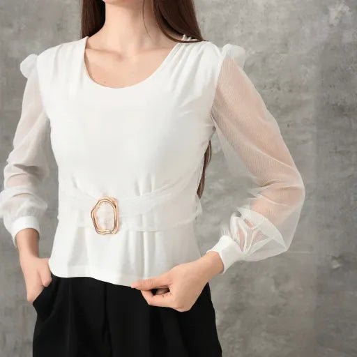 Tokali Tul Kollu Bluz - Şık ve Rahat Seçim - ÖZER&HERMİN