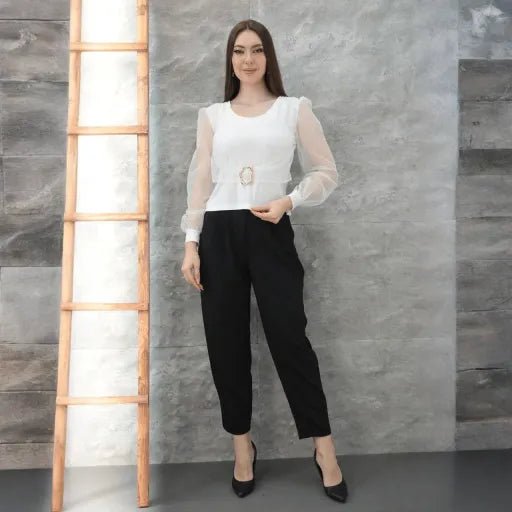 Tokali Tul Kollu Bluz - Şık ve Rahat Seçim - ÖZER&HERMİN