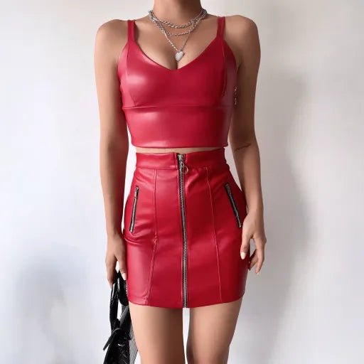 Uc Fermuar Deri Etek - Şıklığın ve Konforun Bir Arada Olduğu Tasarım - ÖZER&HERMİN