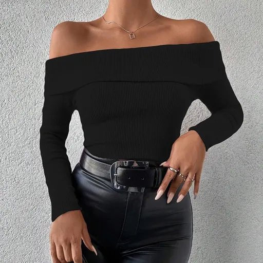 Uzun Kol Madonna Yaka Bluz - Şıklığıyla Fark Yaratan Tasarım - ÖZER&HERMİN