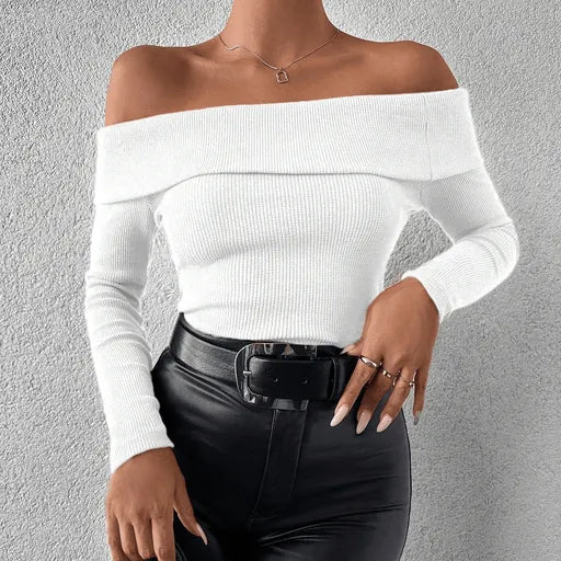 Uzun Kol Madonna Yaka Bluz - Şıklığıyla Fark Yaratan Tasarım - ÖZER&HERMİN