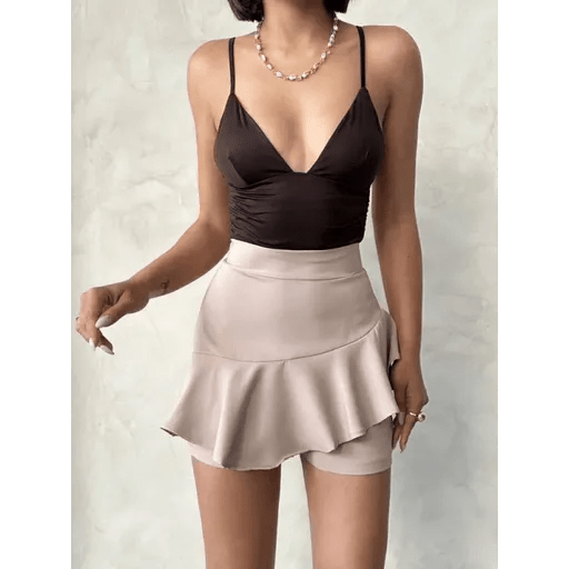 Valonlu firfirli Etek - Şıklık ve Rahatlık Bir Arada - ÖZER&HERMİN