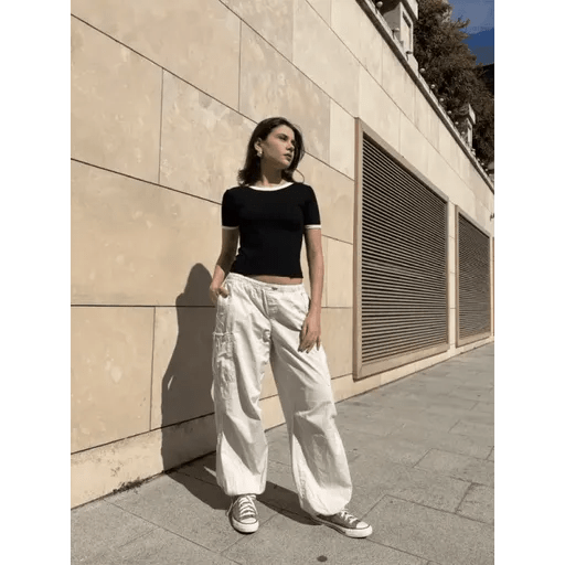 Yaka Kol Garnili Bluz - Şık ve Rahat Tasarım - ÖZER&HERMİN