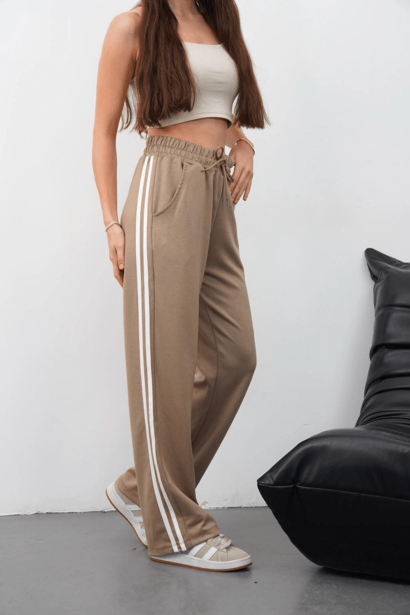 Yandan çift şeritli oys pantolon - ÖZER&HERMİN