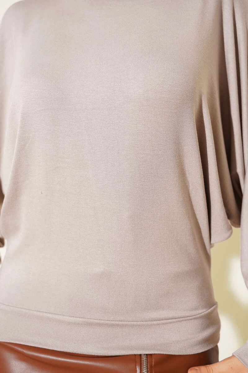 Yarasa Kol Bluz - Salaş ve Şık Tasarımla Rahatlığı Yakalayın - ÖZER&HERMİN