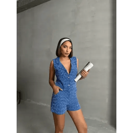 Yelekli Sort Takimi - Şıklık ve Rahatlık Bir Arada - ÖZER&HERMİN